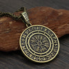 Rune Compass Necklace for Men Vintage Pendant Amulet Party Jewelry Gift - Image 26