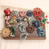 Baroque Beautiful Fruit Animal Flower Design Brooch Pins for Men and Women, Jewelry Accessories, WeddingHolidayPartyGifts - Image 1