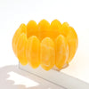 Vintage Acrylic Amber Elastic Geometric Bracelets Bangles for Women Stretchy Resin Big Cuff Bracelet Jewelry - Image 23