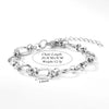 Stainless Steel Chunky Link Chain Bracelet For Women Gold Plated Hip-hop Rock Style Women's Bracelets 20cm+5cm - Image 5