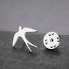 Stainless Steel Swallow Bird Pin Brooch for Women Gold Color Suit Collar Badges Jewelry Gift - Image 5