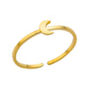 Seashell and Starfish Open Ring in 316L Stainless Steel Adjustable - Image 12