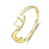 Minimalist Jewelry Silver Water Drop Statement Ring Multi-layered Open Ring Wedding Engagement Party Gift - Image 9