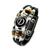 26 Letter A-Z Charms for Bracelets ID Name Friendship Black Braided Multilayer Punk Leather Bracelet Men Women Kids Family Gifts - Image 11
