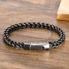 6.3mm Vintage Bracelets for Men, Double Layer Cuban Chain, Franco Foxtail Chain Bracelet, Retro Srainless Steel Wristband - Image 7