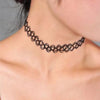Gothic Jewellery Braided Fish Thread Choker Necklace Vintage Elastic Tattoo Choker Retro Necklace - Image 9