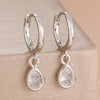 2PCS Vintage Stainless Steel Gold Plated Zircon Dangle Earrings For Women Small Water Drop Earrings Punk Unisex Rock Jewelry - Image 9