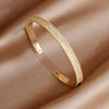 Classic Zirconia Cross Charm Bracelets for Women Jewelry Elegant Bangle - Image 9