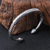 Hua Hua Silver Personality Retro Six-Character Mantra Leather Bracelet Woven Men's Bracelet - Image 5