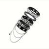 4Pcs/Set Gothic Punk Rock Square Rivet Bracelet Daily and Party Gothic Tassel Metal Chain Accessories Valentine's Jewelry Gift - Image 7