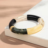 Chunky Bamboo Tube Beaded Acrylic Bracelets for Women Man Multicolor Resin Stretchy Statement Bangle Stack Jewelry Gift - Image 10