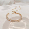 Rhinestone Accent Stainless Steel Bracelet in Multiple Styles - Image 11