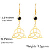Triquetra Witch Knot Drop Earrings Stainless Steel Trinity Irish Knot Symbol Earrings for Women Vintage Jewelry Gift - Image 8