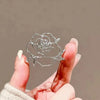Hollow Rose Flower Brooches For Women Men Elegant Metal Pin Camellia Flower Brooch Suit Clothes Accessory Gift - Image 2