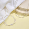 Silver Starry Sky Jewelry Set For Women Sparkling Necklace Bracelet Set Party Jewelry Gift - Image 5