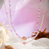 Bohemian Bead Necklace with Starfish and Turtle Charms - Image 4