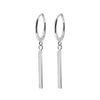 Silver Needle Minimalist 10mm Round Ball Pendant Earrings for Women Hoop Earrings Party Jewelry Gifts - Image 18