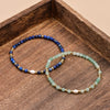 4MM Nature Stone Brass Beads and Freswater Pearl Stretchable Bracelet Suitable For Men And Women Daily Wear Gifts - Image 4