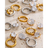 Stainless Steel Charm Cubic Zirconia Drop Daily Bling Earrings for Women Jewelry - Image 5