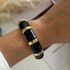 Hip Hop Punk 9 Colors Enamel Wide Bangles For Women Men Exaggerated Gold Color Bangles Bracelets Gift Jewelry - Image 10