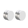 1 Pair Stainless Steel Inlaid Cubic Zirconia Magnetic Non-Piercing Stud Earrings Round Clip on Ear Cuff for Men Women - Image 15