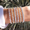 Adjustable Colorful Birthstone Tennis Bracelets for Women 4MM Crystal Bangle Female Hand Chain Jewelry Accessories - Image 15