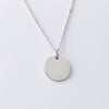 10Pcs 20mm 25mm Stainless Steel Mirror Polish Necklace Pvd Plating Round Disc Pendant Neckalce For Women's Jewelry - Image 4