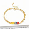 Venezuela Colombia Mexico Flag Cuban Chain Bracelet for Women Men Enamel Country Map Heart Charm Bracelet Patriotic Jewelry Gift - Image 24