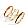 Belt Shape Adjustable Open Bangle in Multiple Finishes - Image 4