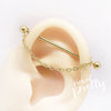 Aoedej 14G Rose Gold Color Helix Piercing Earring Industrial Barbell Ring Women Crystal Long Earring Ear Piercing Gift Jewelry - Image 6
