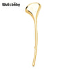 Elegant Ginkgo Leaf Brooches For Women Unisex 2-color Metal Minimalist Plants Party Office Brooch Pins Gifts - Image 1