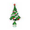 Christmas Sparkling Crystal Botanical Brooch Rhinestone Pearl Christmas Tree Pin Men and Women Accessories Holiday Gift - Image 7
