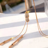 Women's Bamboo Long Necklace for Women Rhinestone Necklaces Pendants Statement Jewelry for Gifts - Image 4