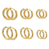 10pcs Stainless Steel Small Hoops Earring Piercing Ear Cartilage 8-20mm Women Men Stainles Steel Round Circle - Image 1