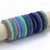 Boho Elastic Bracelets For Women Vintage Stretch Bohemian Hair Accessory Crystal Glass Beads Bracelets Party Jewelry Gift - Image 1