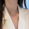 Silver Zircon Star Charms Necklace For Women Choker Elegant Gold Plated O-Chain Necklace Wedding Jewelry - Image 4