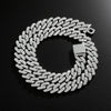 Hip Hop Square 14MM Cuban Link Necklace Men Gold Color Women Rhinestone Iced Out Cuban Chain Punk Jewelry Necklaces Gift - Image 10