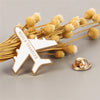 Enamel Pin Badge On Backpack World Traveler Airplane Brooch Gold-color Metal Brooches Pin Aircraft Jewelry Cartoon Google Maps - Image 2