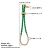 gold-plated brass crystal rope bracelet Bohemian women's colorful adjustable rope bracelet jewelry gift - Image 10