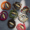 Bohemian Bead Necklace with Stainless Steel Fish Pendant - Image 3