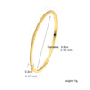 Simple Micro-inlaid Zirconia Thin Bangle for Women Design Shiny Zircon Bracelets Jewelry Gift - Image 6