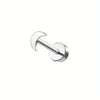 1PC Stainless Steel Cartilage Stud Earrings for Women Opal Flat Back Earring Studs Lip Bar Nose Ear Piercing Jewellery - Image 11