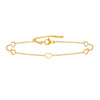 Adjustable Satellite Beaded Anklet Bracelets for Women,Stainless Steel Summer Beach Foot Chain Stainless Steel - Image 14