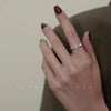 Silver Cross love Ring For Women Jewelry Adjustable Open Ring For Party Birthday Gift - Image 5