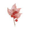 Temperament Leaf Brooch Shiny Rhinestone Color Pin Maple Leaf Ginkgo Biloba Dress Men's Women's Accessories Jewelry Gift - Image 3