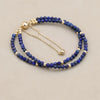 Faceted Sandstone Double Layer Beads Strand Bracelets Bangles Elegant Bohemian Magnetic Women Jewelry - Image 10