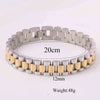 Multicolor Finish Stainless Steel Link Bracelet - Image 10