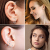 Stainless Stee Hinged Segment Hoop CZ Stone Nose Ring Nipple Ear Cartilage Tragus Helix Lip Earring Piercing Body Jewelry - Image 6