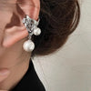 Hiphop Punk Vintage Pearl Zircon Ear Cuffs Non Perforated Ear Clip Earrings Fake Cartilage Earring for Women Selling Jewelry - Image 4