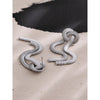 NiNice 316L Stainless Steel Snake Chain Knot Tassel Long Hanging Drop Earrings Stylish Unique Design Charm Jewelry - Image 5